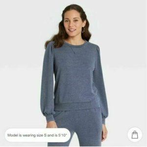 KNOX ROSE PUFF SLEEVE SWEATSHIRT